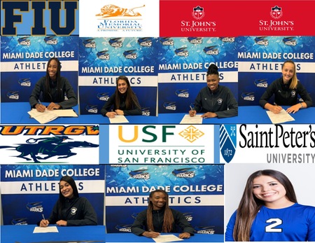Seven Sharks continue their academic and athletic career