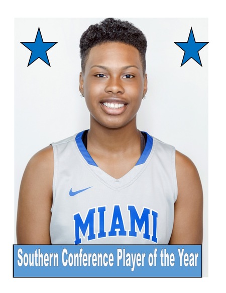 Daliyah Brown Southern Conference player of the year
